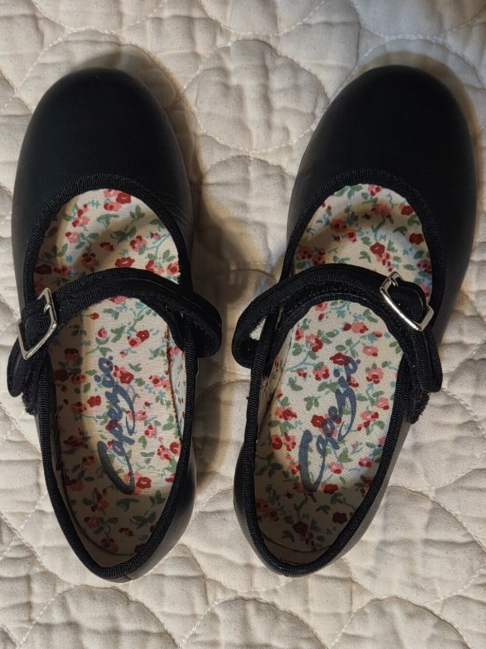 Like New Capezio Mary Jane Tap Shoes Size 1.5W